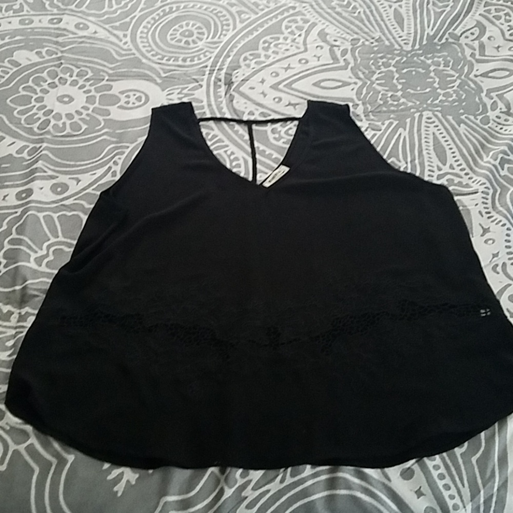 Women's black shirt plus size